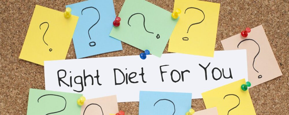 We design the right diet plan for you