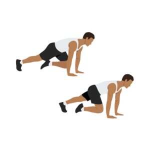 Mountain climber exercise to lose belly fat